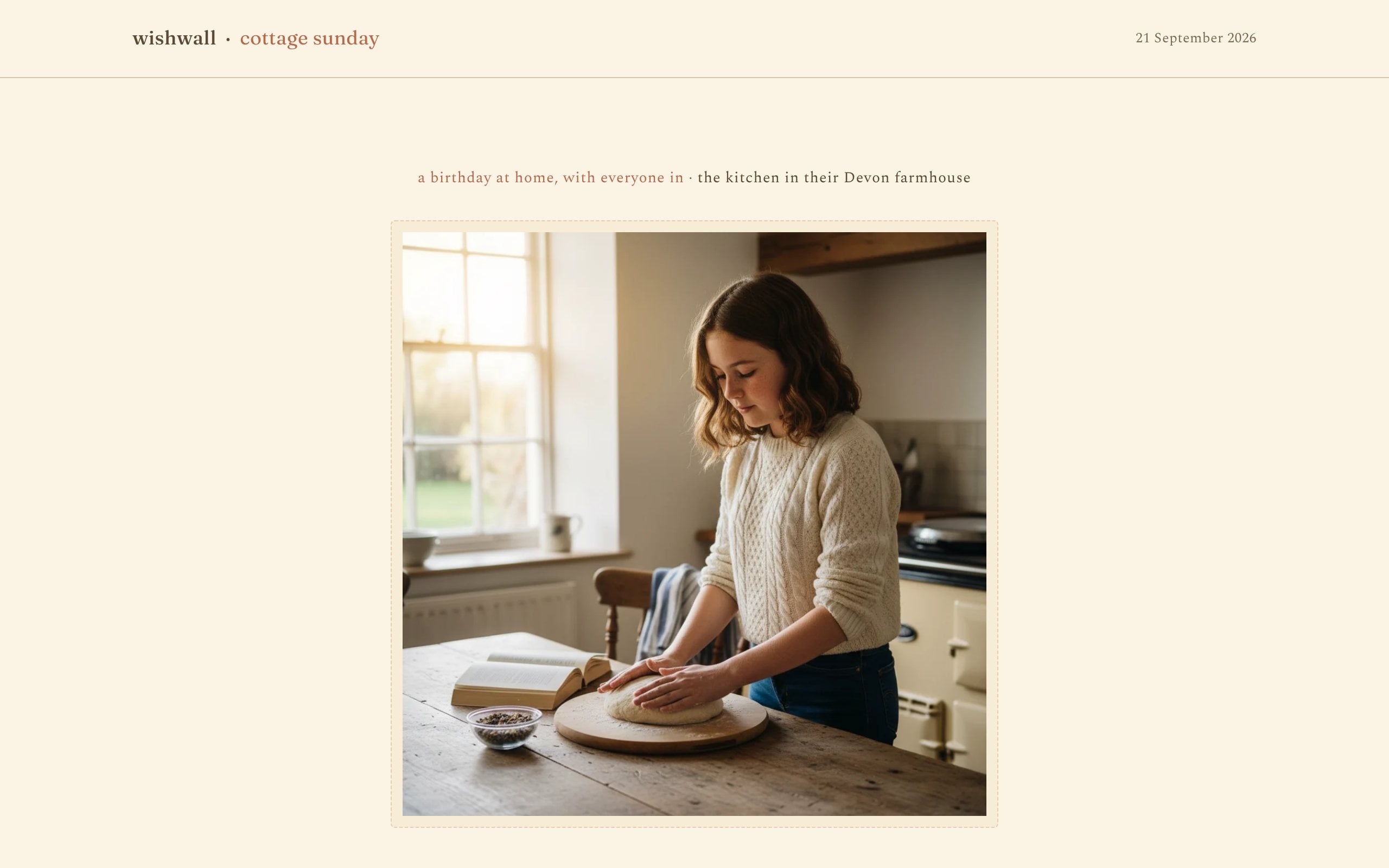 Cottage Sunday theme preview