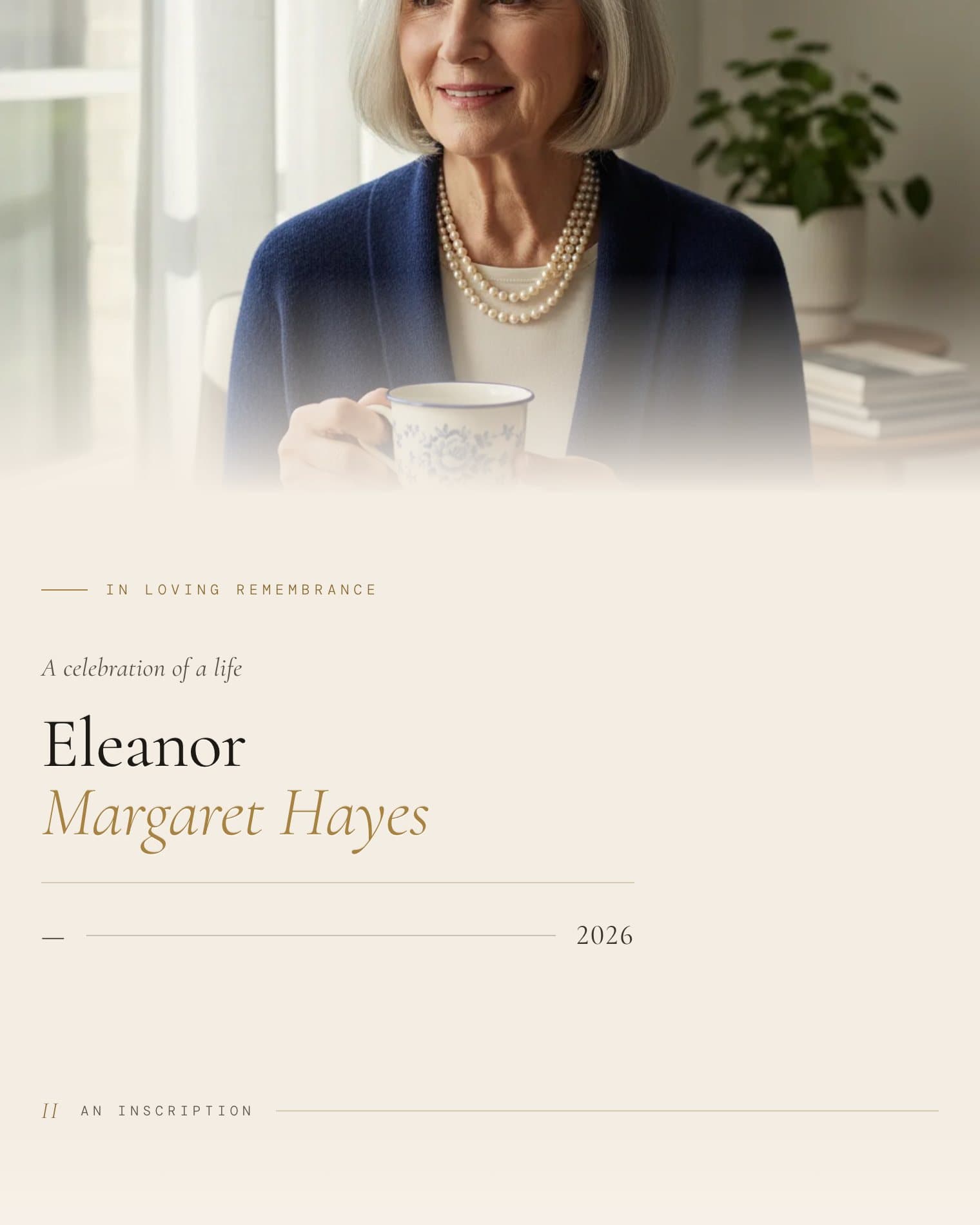 Editorial Heirloom theme preview