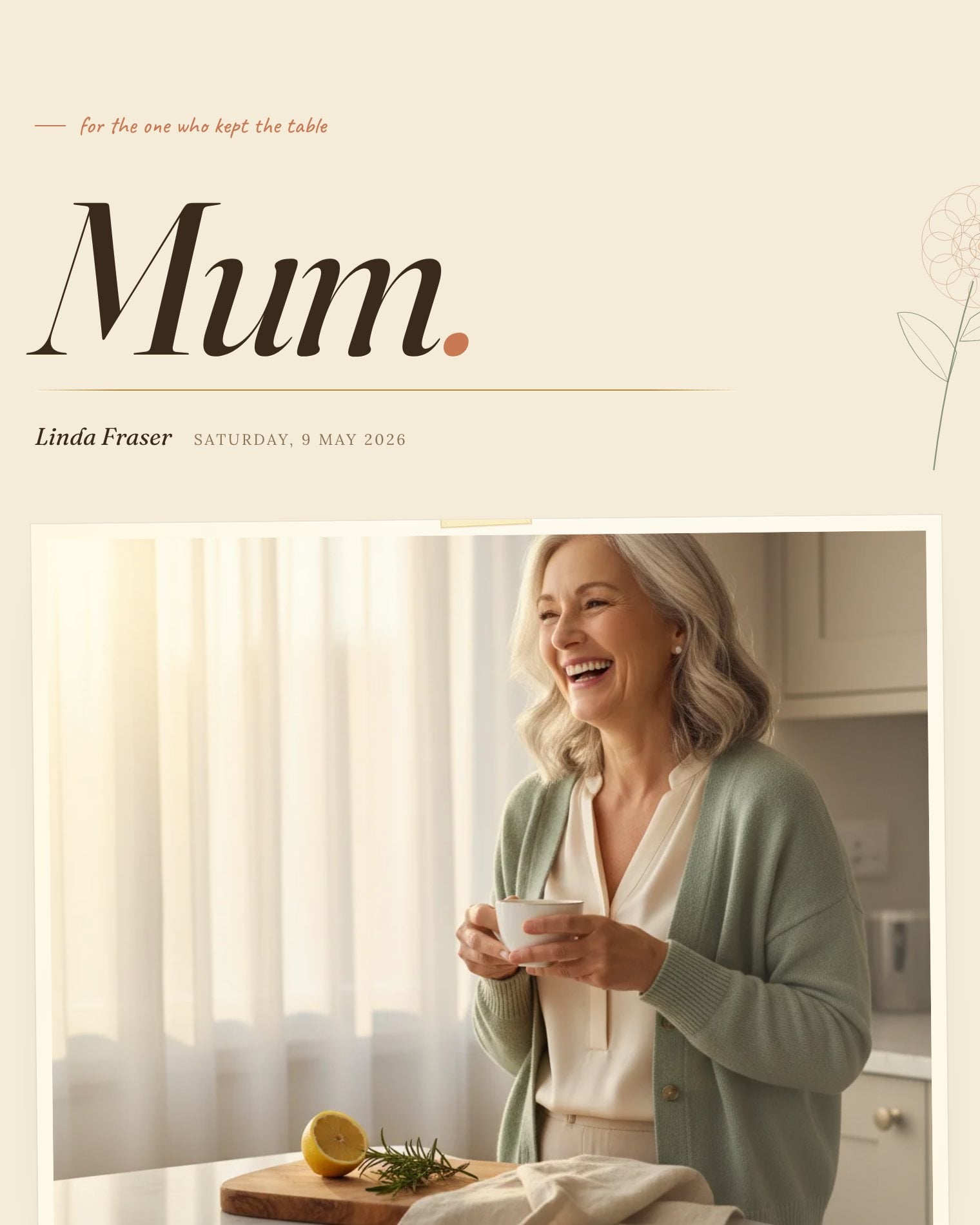 Sunday Kitchen theme preview