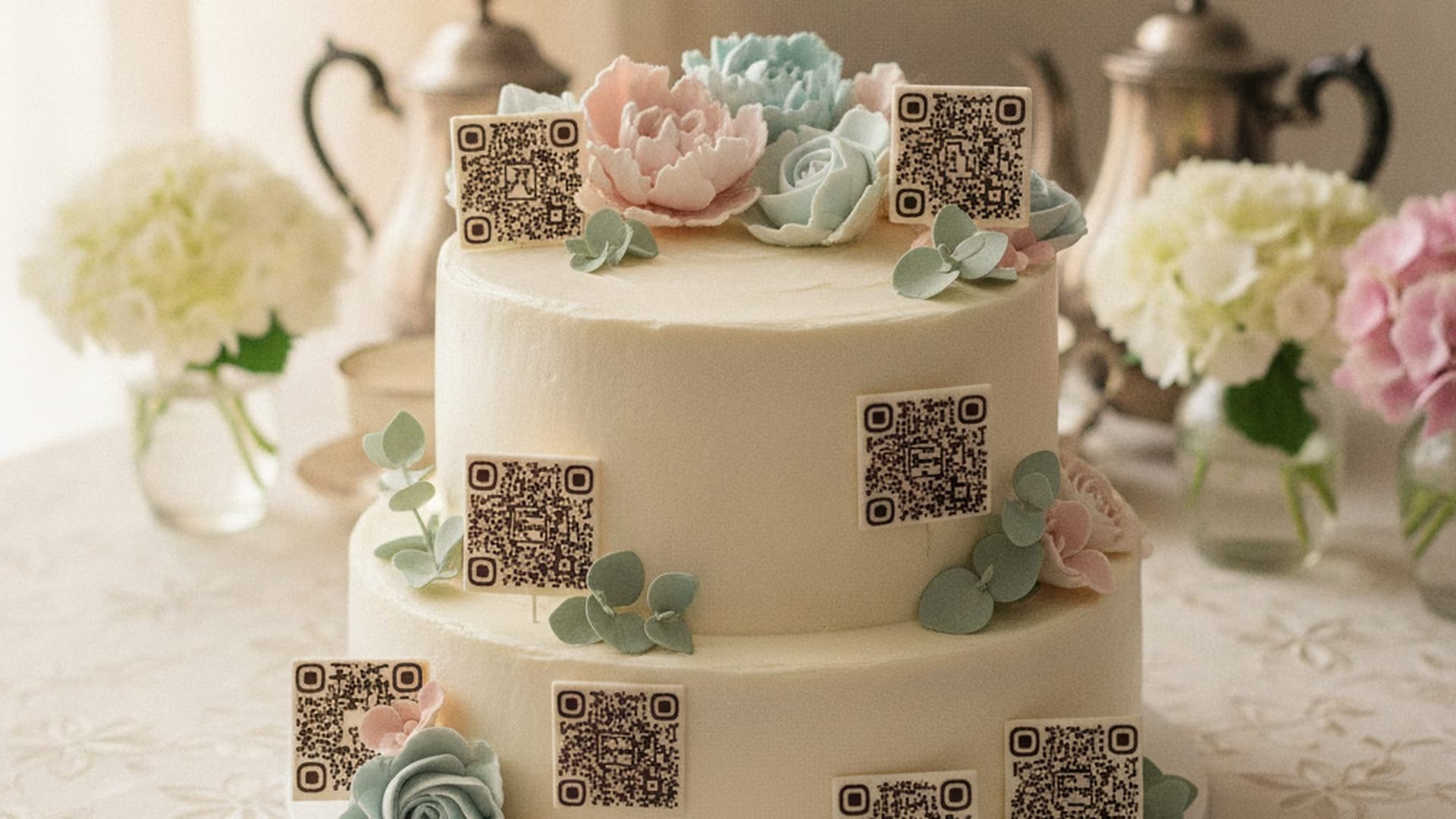 Innovative QR Code Cakes for Retirement Parties
